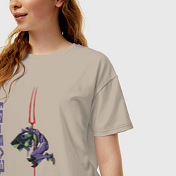 Футболка оверсайз женская Eva01, цвет: миндальный — фото 2