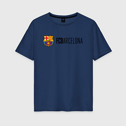 Женская футболка оверсайз Barcelona FC