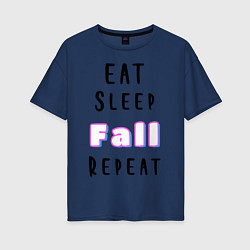 Женская футболка оверсайз Fall Guys