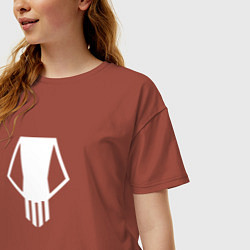Футболка оверсайз женская Bakugo t-shirt, цвет: кирпичный — фото 2