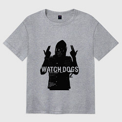 Футболка оверсайз женская Watch dogs 2 Z, цвет: меланж