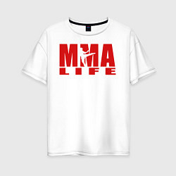 Женская футболка оверсайз MMA