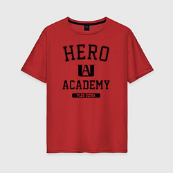 Женская футболка оверсайз Моя геройская академия