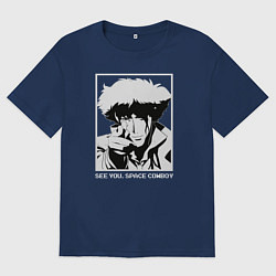 Женская футболка оверсайз Увидимся, космический ковбой
