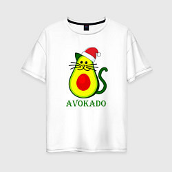 Женская футболка оверсайз Avokado