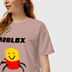 Футболка оверсайз женская ROBLOX, цвет: пыльно-розовый — фото 2