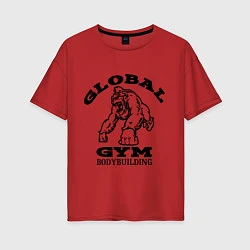 Женская футболка оверсайз Global Gym