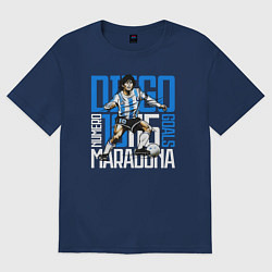 Женская футболка оверсайз 10 Diego Maradona