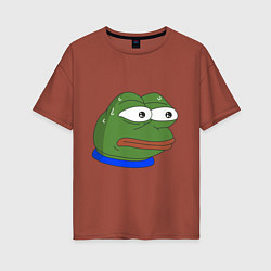 Женская футболка оверсайз Pepe MonkaS