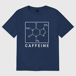 Женская футболка оверсайз Структура Кофеина