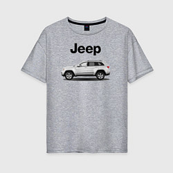 Женская футболка оверсайз Jeep