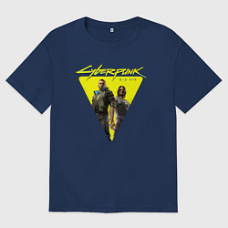 Женская футболка оверсайз Cyberpunk 2077