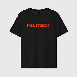 Женская футболка оверсайз Militech