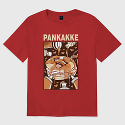 Футболка оверсайз женская Pankakke, цвет: красный