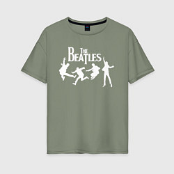 Женская футболка оверсайз The Beatles