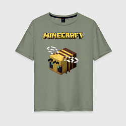 Женская футболка оверсайз Minecraft