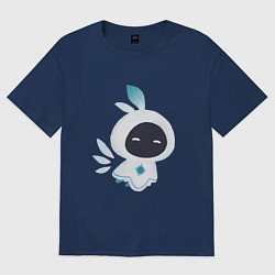 Футболка оверсайз женская Милый дух ветра, цвет: тёмно-синий