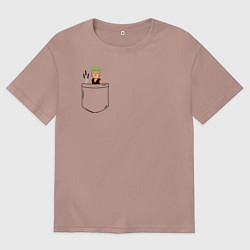 Женская футболка оверсайз One piece