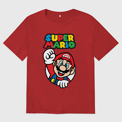 Женская футболка оверсайз Mario