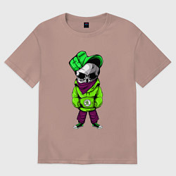 Женская футболка оверсайз Skoda Skull Z