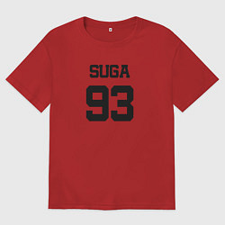 Женская футболка оверсайз BTS - Suga 93