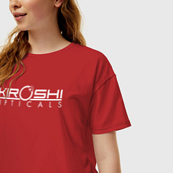 Футболка оверсайз женская KIROSHI OPTICALS, цвет: красный — фото 2