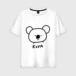 Женская футболка оверсайз KOYA BTS