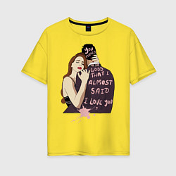 Женская футболка оверсайз Lana del rey