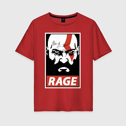 Женская футболка оверсайз RAGE GOW
