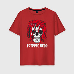 Футболка оверсайз женская TRIPPIE REDD, цвет: красный