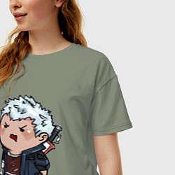 Футболка оверсайз женская Baby Nero, цвет: авокадо — фото 2