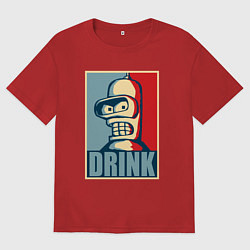 Женская футболка оверсайз Bender