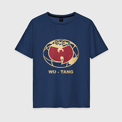 Футболка оверсайз женская Wu-Tang World, цвет: тёмно-синий