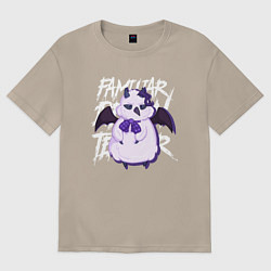 Женская футболка оверсайз Familiar Demon Teacher