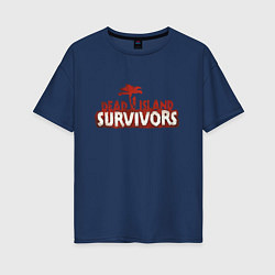Женская футболка оверсайз Выжившие