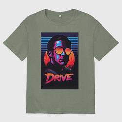 Женская футболка оверсайз Драйв фильм