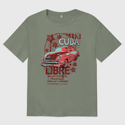 Футболка оверсайз женская Cuba Libre, цвет: авокадо