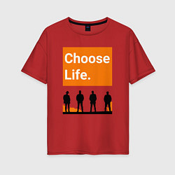 Женская футболка оверсайз Choose Life