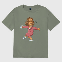 Женская футболка оверсайз Танцуй