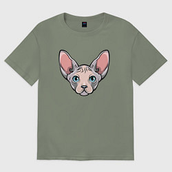 Женская футболка оверсайз Сфинкс