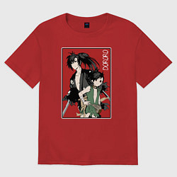 Женская футболка оверсайз Дороро Dororo