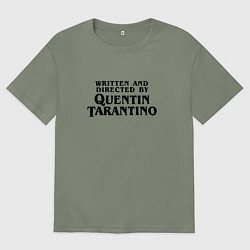Женская футболка оверсайз Quentin Tarantino