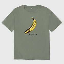 Женская футболка оверсайз Банан, Энди Уорхол