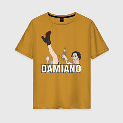 Женская футболка оверсайз Damiano Maneskin