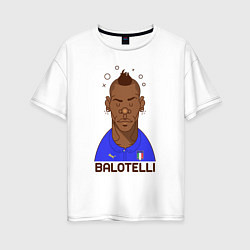 Женская футболка оверсайз Balotelli