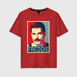 Женская футболка оверсайз Freddie
