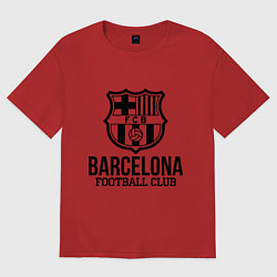 Женская футболка оверсайз Barcelona FC