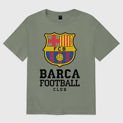 Женская футболка оверсайз Barcelona Football Club