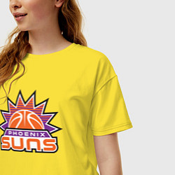 Футболка оверсайз женская Phoenix Suns, цвет: желтый — фото 2
