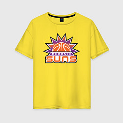 Футболка оверсайз женская Phoenix Suns, цвет: желтый